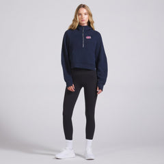 NHL Montreal Canadiens lululemon Women's Scuba Oversized Half-Zip Hoodie - True Navy