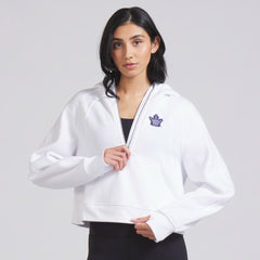 NHL Toronto Maple Leafs lululemon Women's Scuba Oversized Half-Zip Hoodie - White