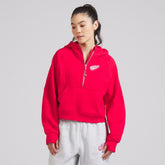 NHL Detroit Red Wings lululemon Women's Scuba Oversized Half-Zip Hoodie - True Red