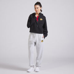 NHL Chicago Blackhawks lululemon Women's Scuba Oversized Half-Zip Hoodie - Black