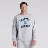 NHL Seattle Kraken lululemon Steady State Crew - Heathered Core Ultra Light Grey
