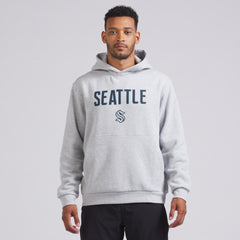 NHL Seattle Kraken lululemon Steady State Pullover Hoodie - Heathered Silver Drop