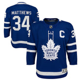 NHL Auston Matthews Toronto Maple Leafs Youth Home Premier Player Jersey - Blue