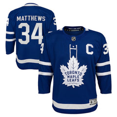 NHL Auston Matthews Toronto Maple Leafs Youth Home Premier Player Jersey - Blue
