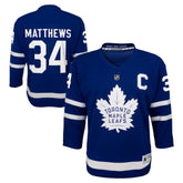 NHL Auston Matthews Toronto Maple Leafs Youth Home Replica Player Jersey - Blue