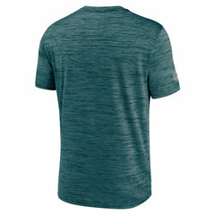 Philadelphia Eagles Big & Tall Sideline Velocity Performance T-Shirt Midnight Green