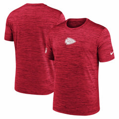 Kansas City Chiefs Big & Tall Sideline Velocity Performance T-Shirt Red