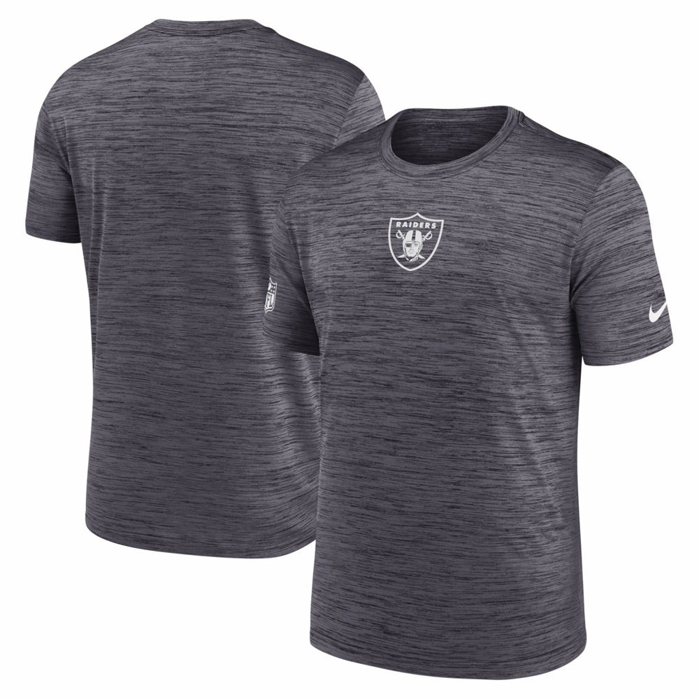 Las Vegas Raiders Big & Tall Sideline Velocity Performance T-Shirt Black