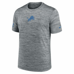 Detroit Lions Big & Tall Sideline Velocity Performance T-Shirt Gray
