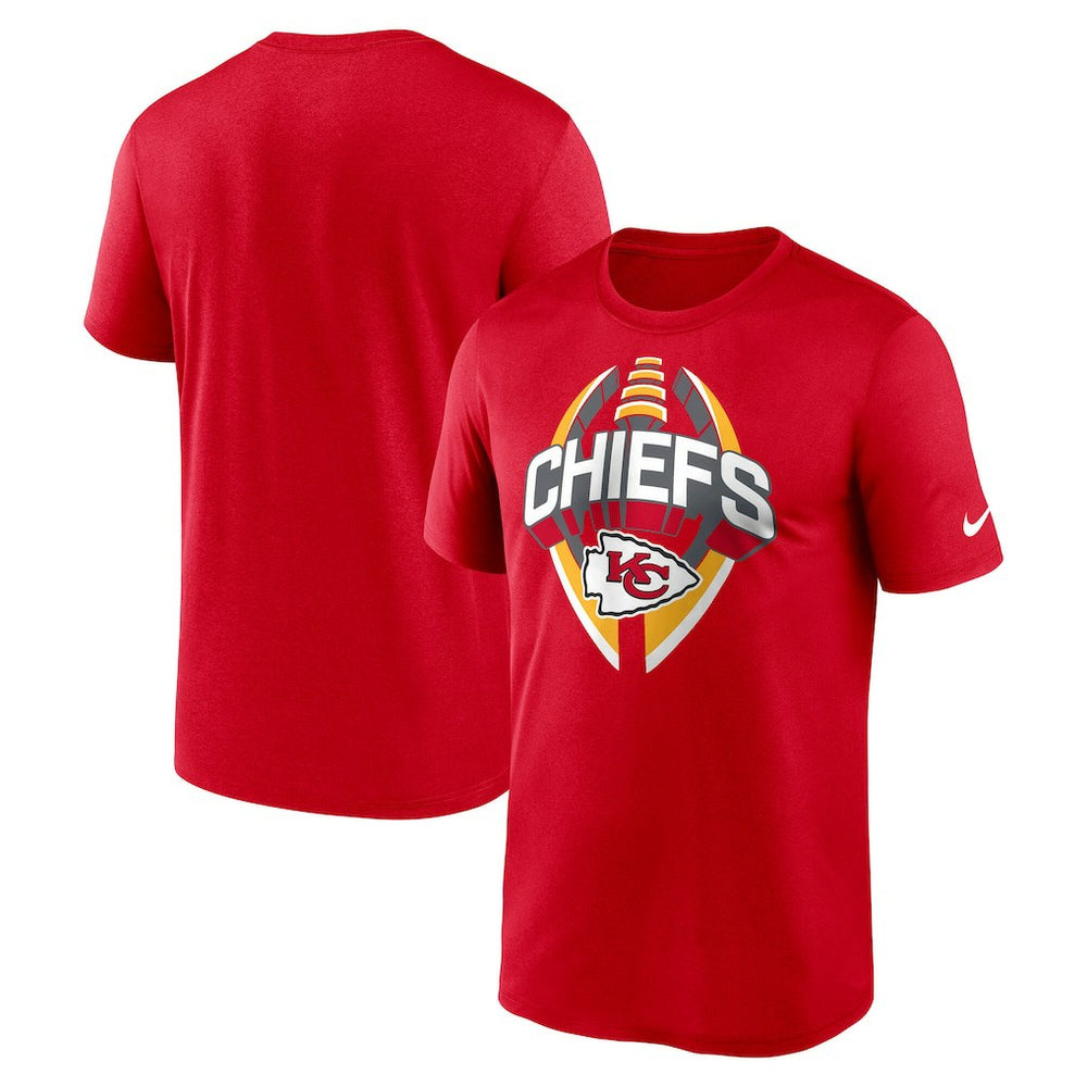 Kansas City Chiefs Big & Tall Primetime Legend Icon Performance T-Shirt Red