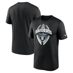 Las Vegas Raiders Big & Tall Primetime Legend Icon Performance T-Shirt Black