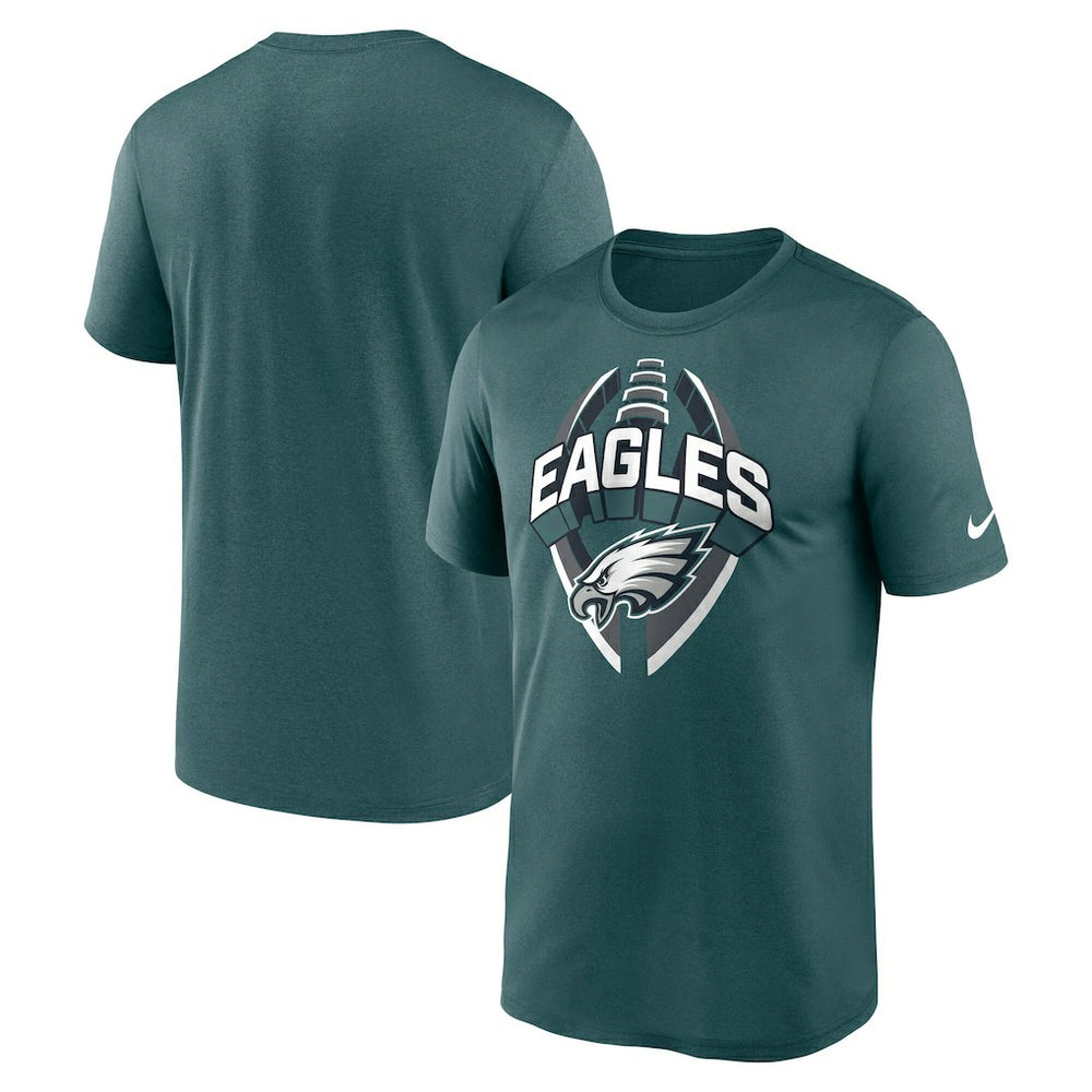 Philadelphia Eagles Big & Tall Primetime Legend Icon Performance T-Shirt Midnight Green