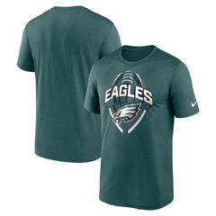 Philadelphia Eagles Big & Tall Primetime Legend Icon Performance T-Shirt Midnight Green