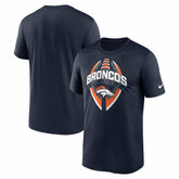 Denver Broncos Big & Tall Primetime Legend Icon Performance T-Shirt Navy