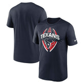 Houston Texans Big & Tall Primetime Legend Icon Performance T-Shirt Navy