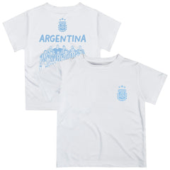 Argentina National Team Vive La Fete Youth Impressions Artwork Icons T-Shirt White shop