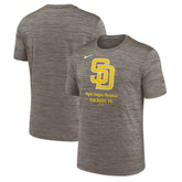 San Diego Padres Nike Velocity Dri-FIT T-Shirt - Brown T-shirts