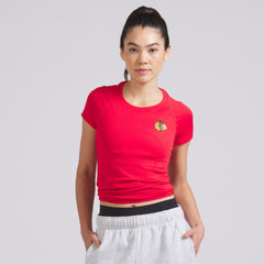 NHL Chicago Blackhawks lululemon Women's Swiftly Tech Short-Sleeve Shirt 2.0 - True Red