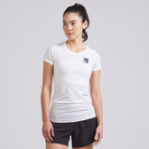 NHL New York Rangers lululemon Women's Swiftly Tech Short-Sleeve Shirt 2.0 - White