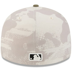 San Diego Padres New Era 2025 Armed Forces Day 59FIFTY Fitted Hat - Light Beige/Olive Hats