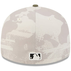 Chicago White Sox New Era 2025 Armed Forces Day 59FIFTY Fitted Hat - Light Beige/Olive Hats
