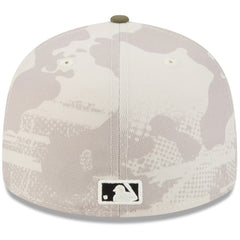 Boston Red Sox New Era 2025 Armed Forces Day 59FIFTY Fitted Hat - Light Beige/Olive Hats