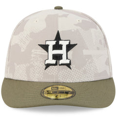 Houston Astros New Era 2025 Armed Forces Day 59FIFTY Fitted Hat - Light Beige/Olive Hats