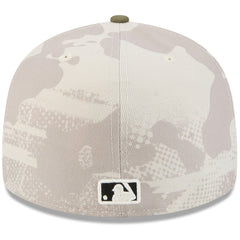 Kansas City Royals New Era 2025 Armed Forces Day 59FIFTY Fitted Hat - Light Beige/Olive Hats