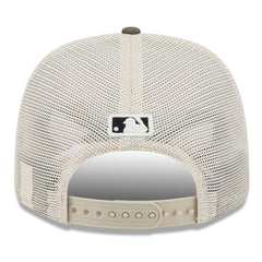 Miami Marlins New Era 2025 Armed Forces Day 9SEVENTY Stretch-Snap Hat - Light Beige/Olive Hats