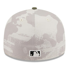 Pittsburgh Pirates New Era 2025 Armed Forces Day Low Profile 59FIFTY Fitted Hat - Light Beige/Olive Hats
