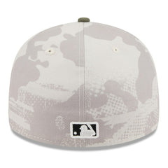 San Francisco Giants New Era 2025 Armed Forces Day Low Profile 59FIFTY Fitted Hat - Light Beige/Olive Hats