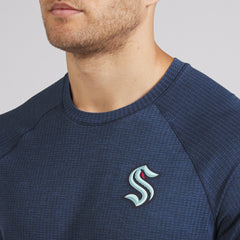 NHL Seattle Kraken lululemon Metal Vent Tech Short-Sleeve Shirt - Mineral Blue