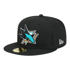 NHL San Jose Sharks New Era Core 59FIFTY Fitted Hat - Black