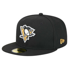 NHL Pittsburgh Penguins New Era Core 59FIFTY Fitted Hat - Black