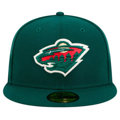 NHL Minnesota Wild New Era Core 59FIFTY Fitted Hat - Green