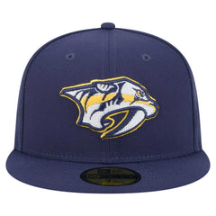 NHL Nashville Predators New Era Core 59FIFTY Fitted Hat - Navy