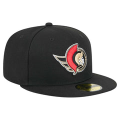 NHL Ottawa Senators New Era Core 59FIFTY Fitted Hat - Black