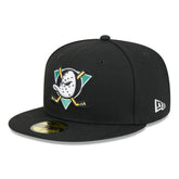 NHL Anaheim Ducks New Era Core 59FIFTY Fitted Hat - Black