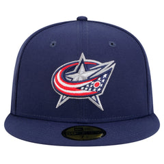 NHL Columbus Blue Jackets New Era Core 59FIFTY Fitted Hat - Navy