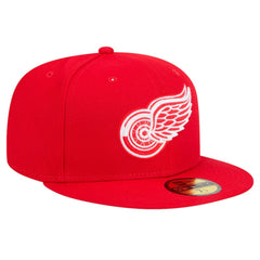 NHL Detroit Red Wings New Era Core 59FIFTY Fitted Hat - Red