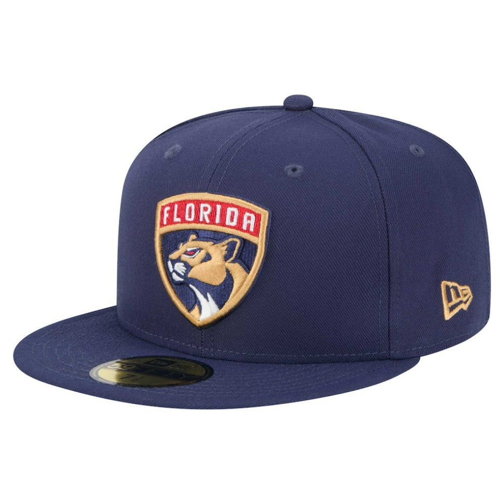 NHL Florida Panthers New Era Core 59FIFTY Fitted Hat - Navy