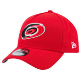 NHL Carolina Hurricanes New Era Core A-Frame 9FORTY Adjustable Hat - Red