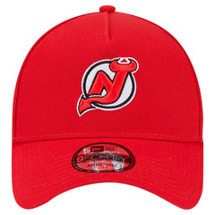NHL New Jersey Devils New Era Core A-Frame 9FORTY Adjustable Hat - Red