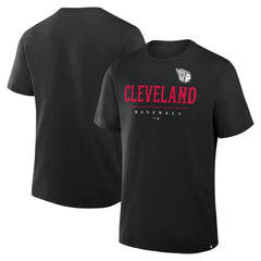Cleveland Guardians Fanatics Color Pop Legacy Clubhouse T-Shirt - Black T-shirts