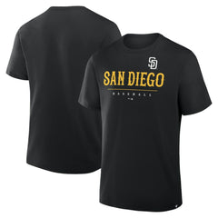 San Diego Padres Fanatics Color Pop Legacy Clubhouse T-Shirt - Black T-shirts