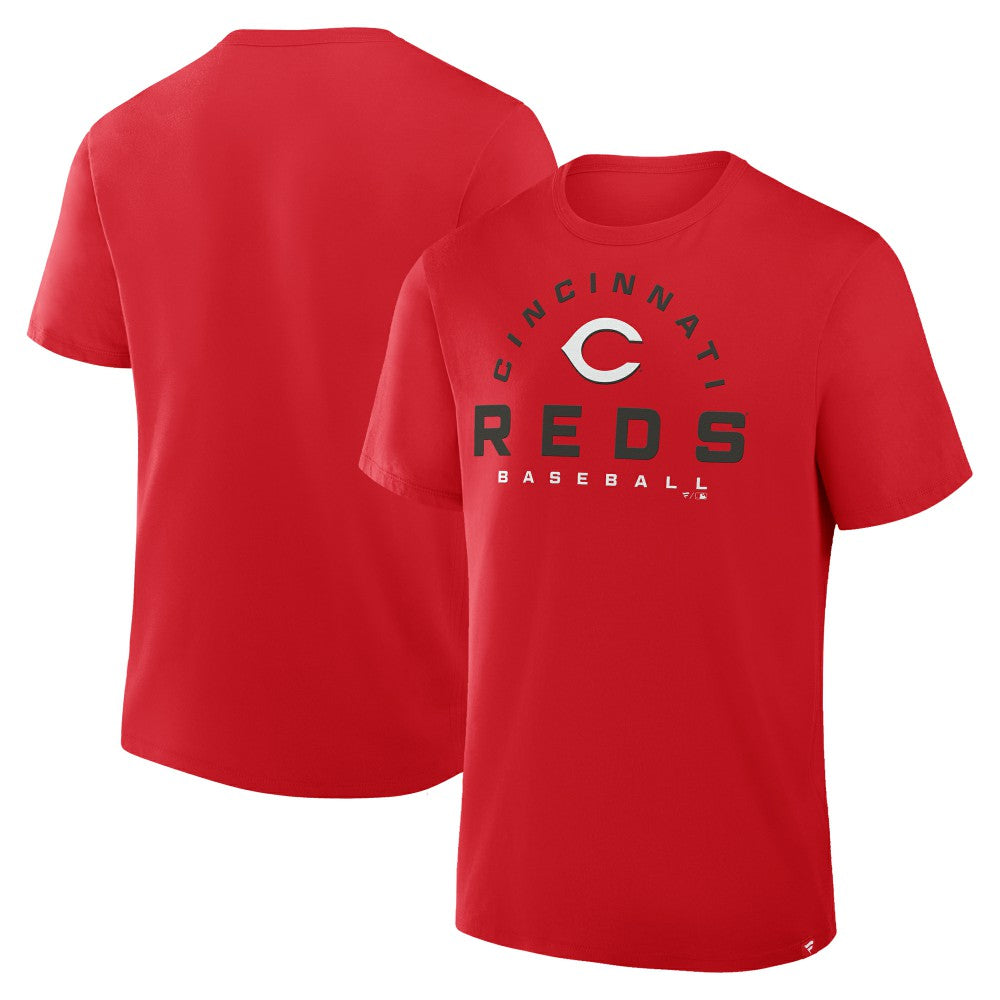 Cincinnati Reds Fanatics Clubhouse Legacy Primary Play T-Shirt - Red T-shirts