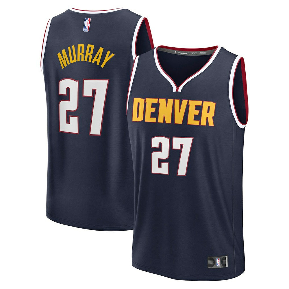 NBA Jamal Murray Denver Nuggets Fast Break Replica Player Jersey sale - Icon Editi- Navy