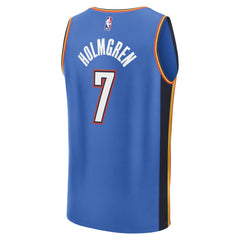 NBA Chet Holmgren Oklahoma City Thunder Fast Break Replica Player Jersey - Icon Edition - Blue