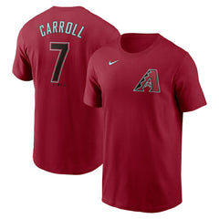 Corbin Carroll Arizona Diamondbacks Nike Fuse Name & Number T-Shirt - Red T-shirts