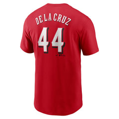 Elly De La Cruz Cincinnati Reds Nike Fuse Name & Number T-Shirt - Red T-shirts